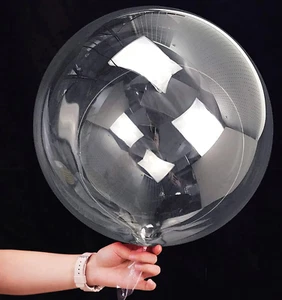 Bobo Balloons Bubble Balloons, 25 Pcs 20Inch Clear Bobo Balloons, Large Transpar - Picture 1 of 12