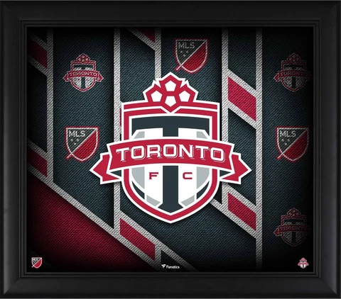 Toronto FC Framed 15" x 17" Team Threads Collage Cover
