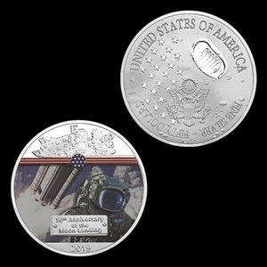 Silbermünze 50 Jahre Mondlandung NASA - Bild 1 von 9