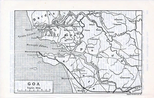 IN Goa India 1949 kl Karten im Text + engl. Reisef. Velha + Panaji Mahabaleshwar - Picture 1 of 3