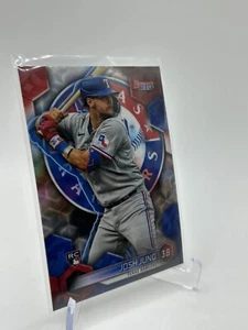 2023 Topps Bowmans Best Josh Jung Refractor Rookie RC #60 Texas Rangers - Picture 1 of 3