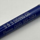 VTG Ballpoint Pen S&S Siding Company Grand Island Nebraska