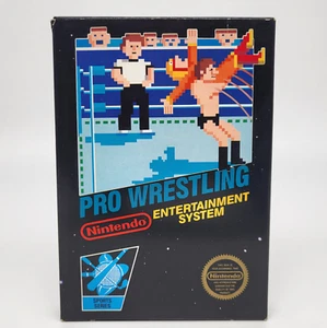Pro Wrestling - Nintendo NES - Hangtab (5th print) - NTSC - CIB - Picture 1 of 21