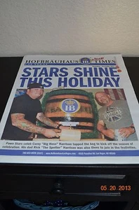 REVISTA PAWN STARS HOFBRAUHAUS PUBLICACIÓN GOOD TIMES 2012 - BIG HOSS & RICK - Imagen 1 de 2