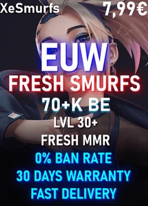 Cuenta League of Legends LOL nivel 30 EUW sin clasificar 80k+BE - Imagen 1 de 2