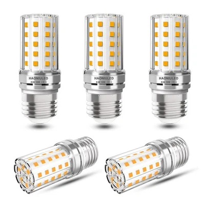 5 Pack, E26 LED Corn Light bulbs, Warm White 3000K, 1000 lumen, 100 Watt Equi... - Image 1 of 4
