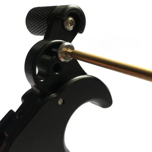 Archery 4 Finger Compound Bow Release Adjustable Can Rotate 360° Thumb Release - Picture 1 of 8