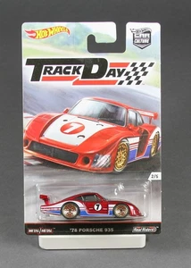 Porsche 935 rojo RealRider 1/64 Hot Wheels Pop Culture 2016 TrackDay 1978 - Imagen 1 de 1