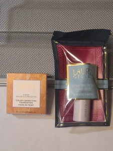 Laura Geller Baked Balance-n-Brighten fondotinta Light & Kabuki set pennelli nuovo con scatola - Foto 1 di 10