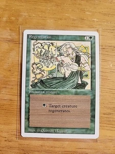 Regeneration - Revised - MTG Magic - Common - Green Enchant Creature - Picture 1 of 1