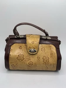 Vintage M C Marc Chantel Shamrock Pattern Handbag - Picture 1 of 7