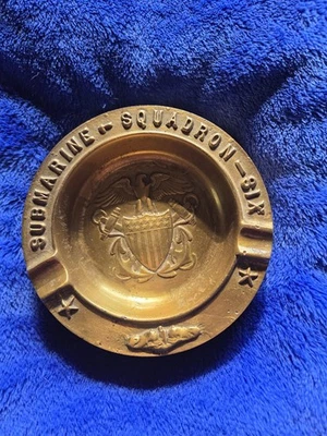 WW2 Trench Art Brass Torpedo Ashtray.South Pacific Theatre. - Image 1 of 3