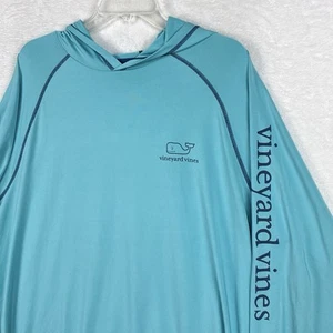 Vineyard Vines Herren XL türkis grün Performance leichter Strand Hoodie Pullover - Bild 1 von 10
