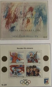 Norway Scott# 946-947 Souvenir Sheets MNH - Picture 1 of 1