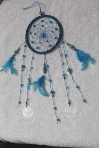 DREAMCATCHER WINDCHIME BEADS SHELLS TURQUOISE COLOR - Bild 1 von 2