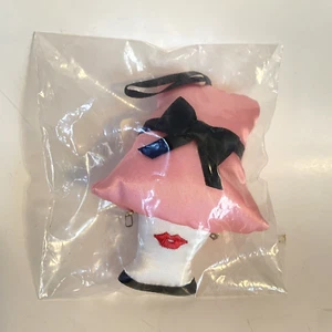 Lady Jayne Ltd Peluche Testa di Signora con Orecchini e Cappello Decorazione Natalizia 4" - Foto 1 di 5