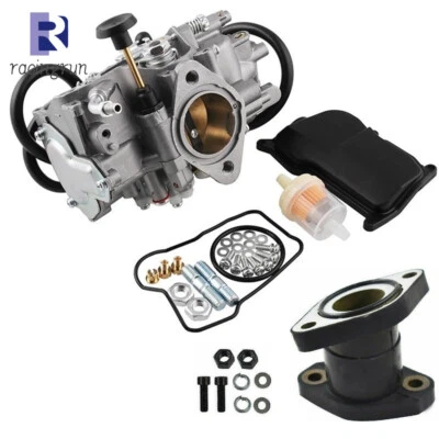 Carburador con colector de admisión para Yamaha Kodiak 400 YFM400 4x4 1993-1998 Foto 1 de 4