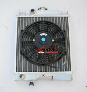 All Aluminum Radiator + Fan for 1989-1994 Suzuki Swift GTi 90 91 92 93 94 89 - Picture 1 of 6
