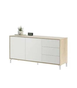 FRS, Mueble Aparador Nabur Roble Canadian y Blanco Artik 154 cm (Ancho) x 74 cm - Imagen 1 de 5