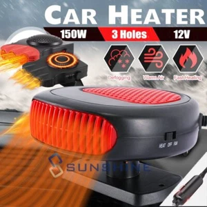 12V Car Electric Air Conditioning Fan Auto Cooling Air Conditioner Heater Fan - Picture 1 of 59