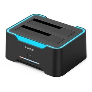 Inateck RGB SATA USB 3.0 Dysk twardy Stacja dokująca 2,5 3,5 cala HDD SSD UASP - Zdjęcie 1 z 8