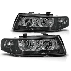 Scheinwerfer LED Angel Eyes passt für Seat Leon 1M / Toledo ab 1999-2004 Schwarz - Afbeelding 1 van 1