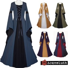 Mittelalter Karneval Gothik Kleid Gewand Kostüm Johanna Maßanfertigung Farbwahl