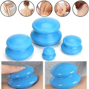 Silicone Vacuum Massagers Anti Cellulite Cup Chinese Acupuncture Rubber Cupping