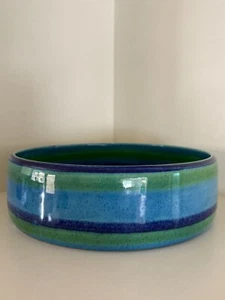 Vintage Baldelli Italian Pottery Round Dish Serving Bowl 1980s - Picture 1 of 8