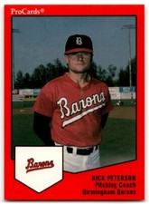 1989 ProCards Minor League Rick Peterson Birmingham Barons #99