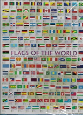 EuroGraphics Flags of The World Puzzle (1000-Piece) SEALED 19" x 26"  - Image 1 of 3