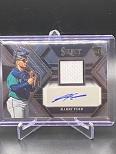 2023 Panini Select Baseball Harry Ford PJA-HF Rookie Patch Auto RPA Mariners