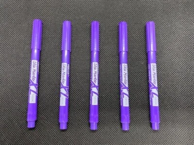 5 VISCOT Mini XL Pre Surgical Tattoo Skin Purple Markers Brand New