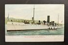 Neuwertig Vintage US Dynamit Kanonenboot Vesuv Bild Postkarte