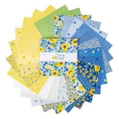 Sunny Skies 10 Inch Stacker, 42 Pcs. From Riley Blake Designs, By Jill Finley - Image 1 of 4