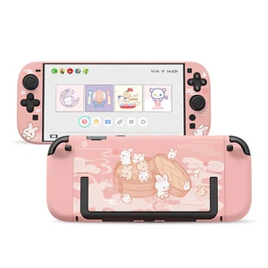 GeekShare Steamed Bun Rabbit Protective Case for Nintendo Switch 2025 Hard Shell - Picture 1 of 4