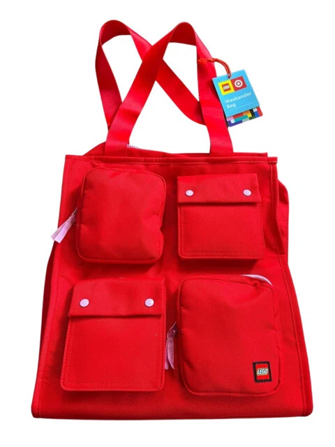 Target LEGO Collection Tote Utility Bag - Red