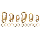 Schmuckherstellungsset: Edelstahl Armband Set mit Verschlüssen & Ringen