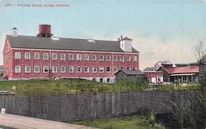 SALEM OREGON WOLLMÜHLEN POSTKARTE - Bild 1 von 2