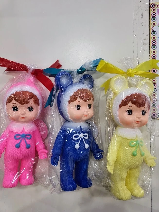 AUTHENTIC Charmy Chan KODAMA Yellow Blue Pink Figure Dolls Japan New From USA - Image 1 of 4