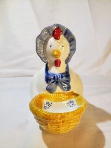 Carrito de pollo campestre colección regalo vintage Avon en caja - Imagen 1 de 4