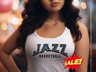 Utah~Jazz Basketball Tank Top Women, Ladies Basketball Shirt