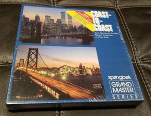 Springbok Grand Master Puzzle Coast To Coast Twin Towers Golden Gate 2 Jigsaw ++ - Picture 1 of 5