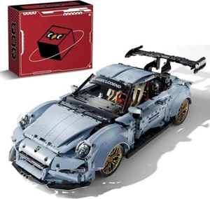 Sports Car Building Blocks Set, 1:10 Scale PR 911 Car Model Building Toys for, 8 - Picture 1 of 6