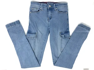 Heart & Lovely Super Skinny Stretch Light Blue Girl's Jeans Size 7 Long Length - Picture 1 of 8