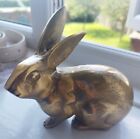 Gold Toned Ornamented Bunny Decoration