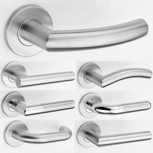 Türgriff Edelstahl Türdrücker Türklinke Türbeschlag BB PZ WC Design Poliert Neu