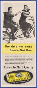Vintage 1940 BEECH-NUT Chewing Gum Art Decor Candy Ephemera Print Ad 40's - Picture 1 of 1