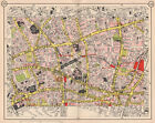 London Clerkenwell Holborn City Old Street Hoxton Moorgate Smithfield 1953 Map