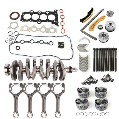 G4FJ 1.6L Engine Overhaul Rebuild Kit - Crankshaft Rods Timing For Hyundai KIA - Image 1 of 4